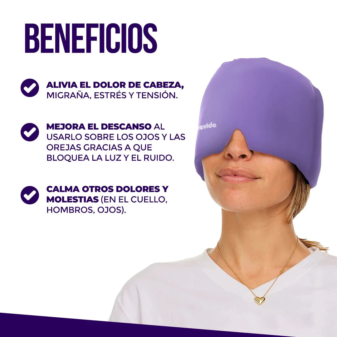 Gorro Gel Alivia Dolor Migraña